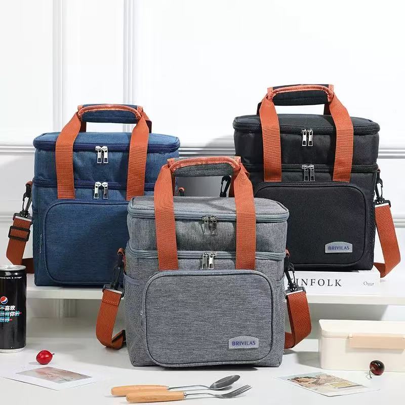 Food Storage Hiking - 12.5L Double Layer Insulated Lunch Bag