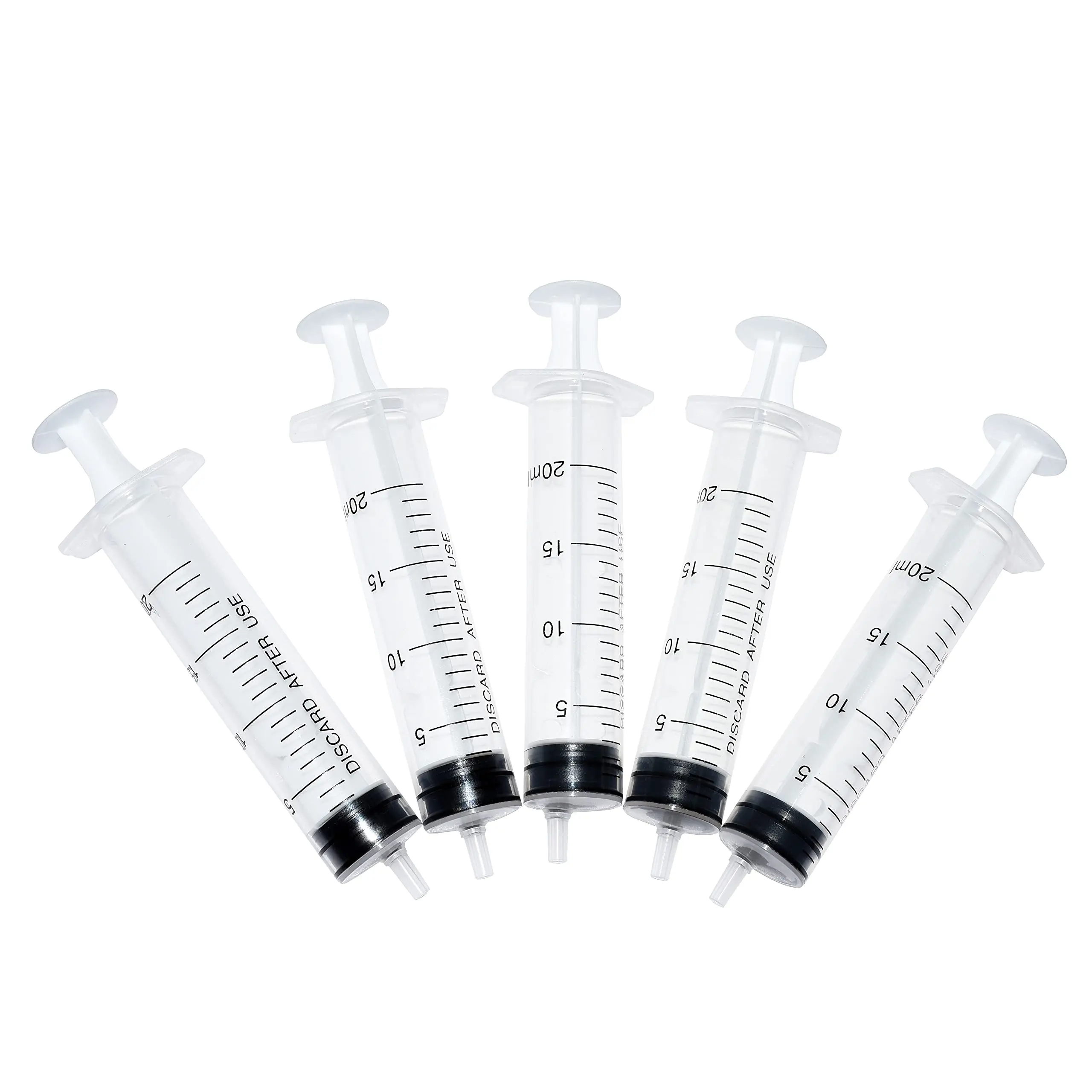 Food Storage No Plastic - 20ml Straight Mouth Plastic Syringe No