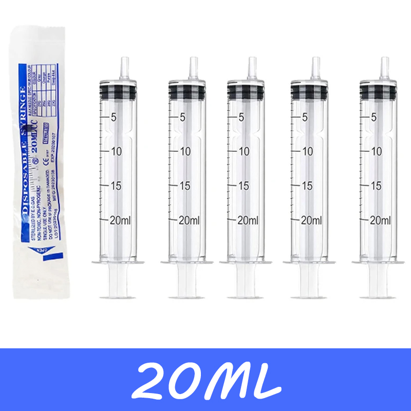 Food Storage No Plastic - Individually Packed No Needle 20ml Plastic