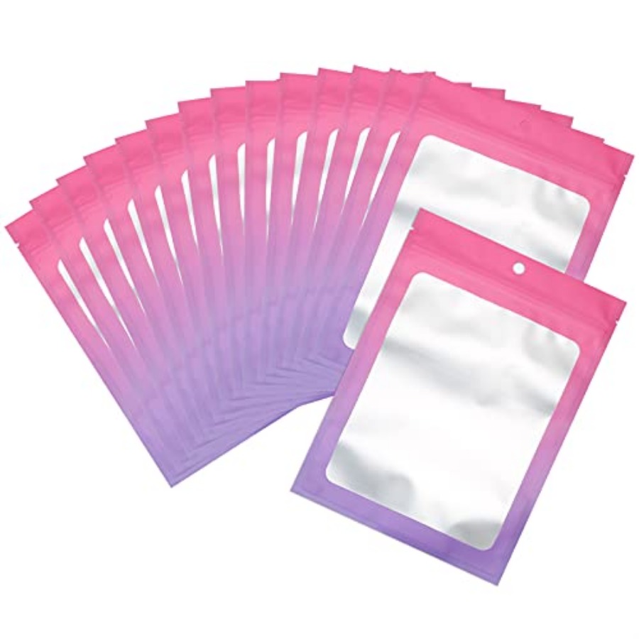 Food Storage Mylar Bags - 00 Pcs Resealable Mylar Bags, Gradient