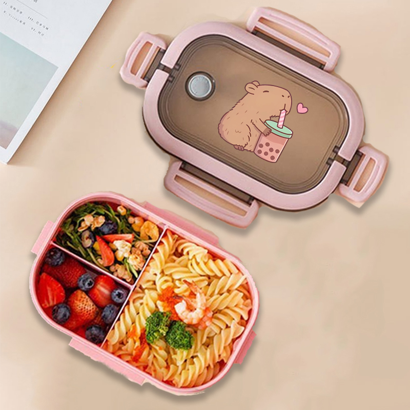 Food Storage And Container - Capybara Bento Lunch Box Anime Animals