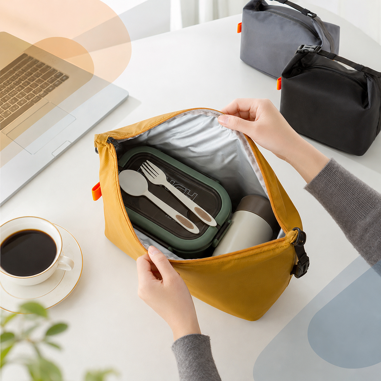Food Storage Keep Warm - Large Capacity Lunch Box Bag Foldable