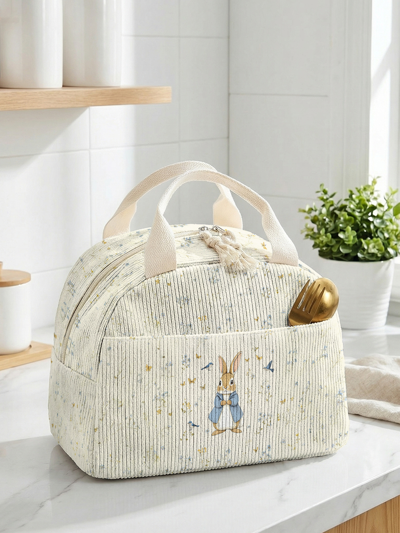 Food Storage Keep Warm - Peter Rabbit Floral Insulated Lunch Bag