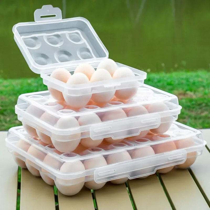 Food Storage Hiking - Egg Holder Plastic Egg Storage Box