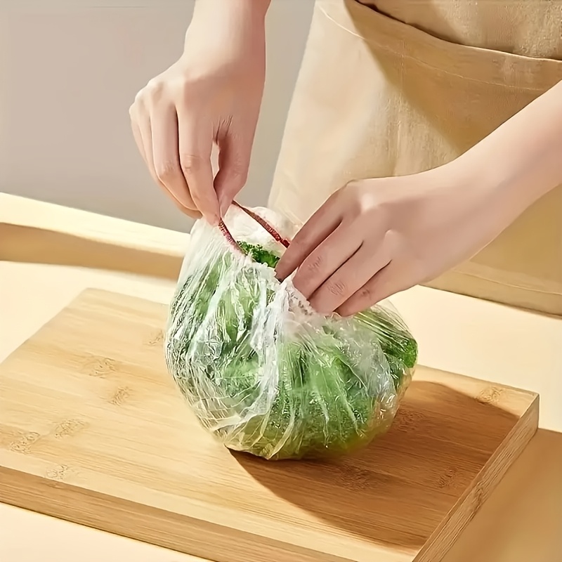 Food Storage For Restaurant - 105Pcs Large Clear Disposable Plastic Packaging