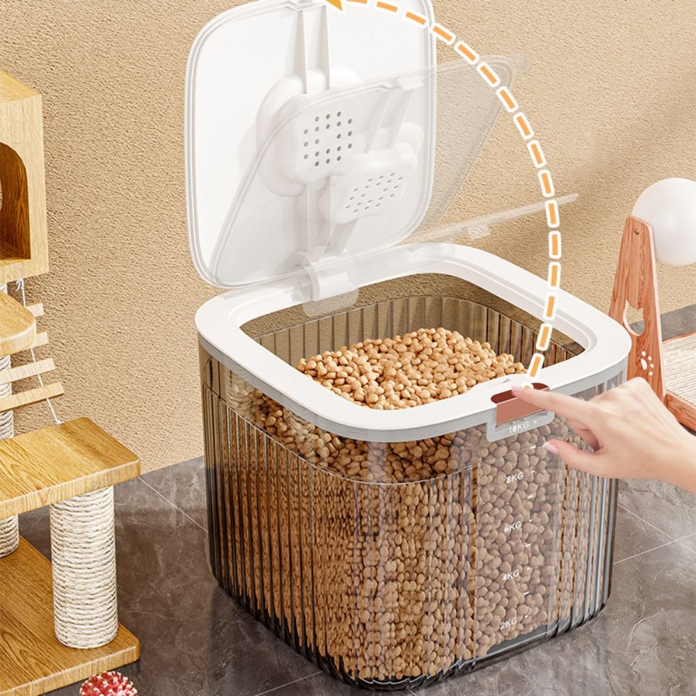Flip Cover Dog Food Storage Co - Food Storage No Plastic ulasan dan harga