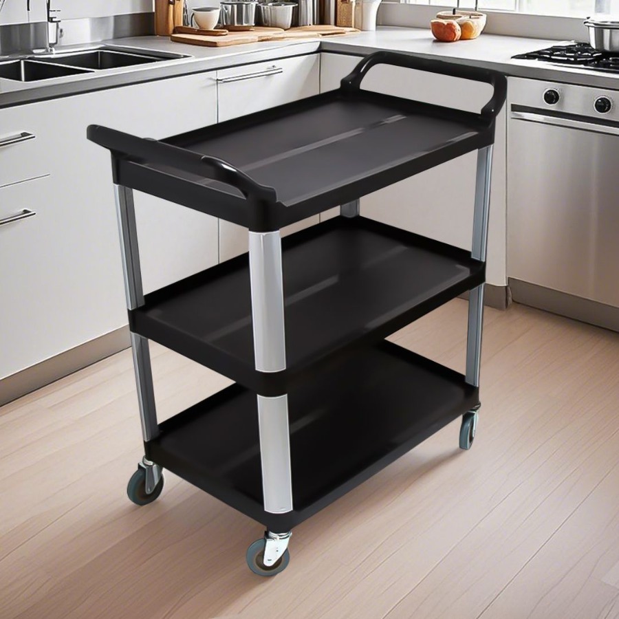 SOGA 3-Tier Compact Food Cart  - Food Storage With Wheels ulasan dan harga