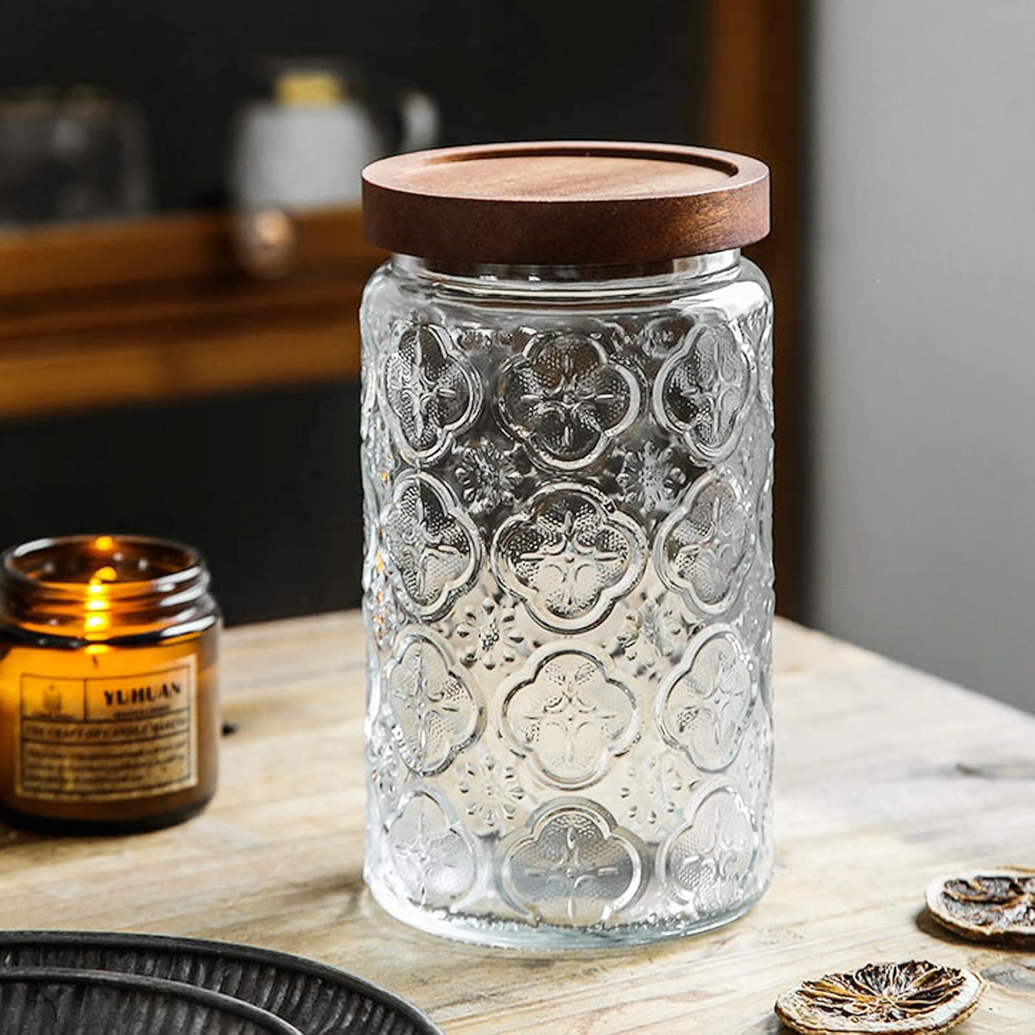 35oz/1000ml Glass Storage Jars - Food Storage Jars ulasan dan harga