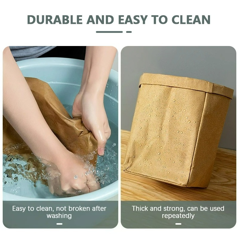 Kraft Paper Bag Washable Paper - Food Storage No Plastic ulasan dan harga
