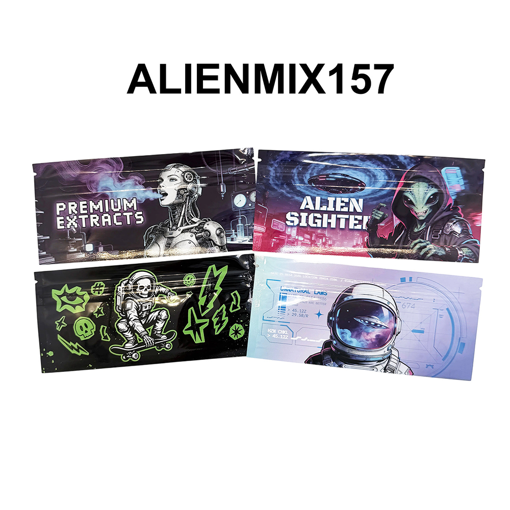 1g Alien Graffiti Mylar Bags W - Food Storage Mylar Bags ulasan dan harga
