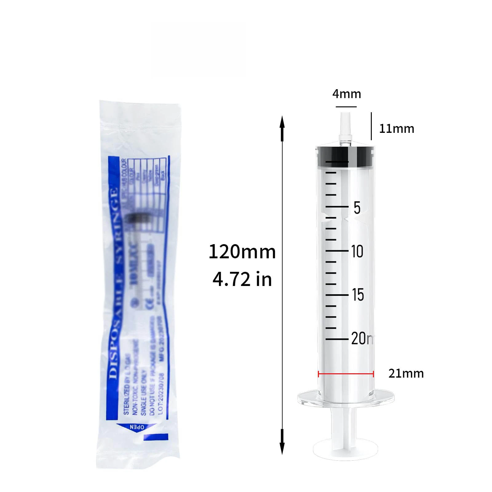 20ml Straight Mouth Plastic Sy - Food Storage No Plastic ulasan dan harga