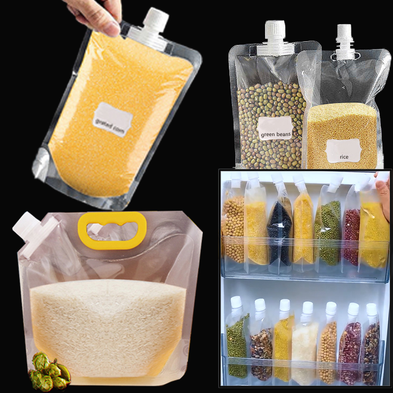 5/10pcs Stand Up Grain Seal Ba - Food Storage No Plastic ulasan dan harga