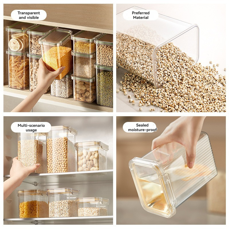 1 pc Rectangular storage conta - Food Storage Not Plastic ulasan dan harga