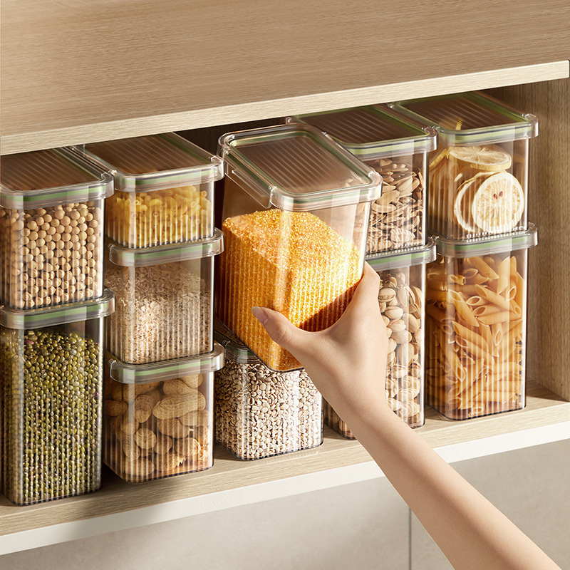 1 pc Rectangular storage conta - Food Storage Not Plastic ulasan dan harga