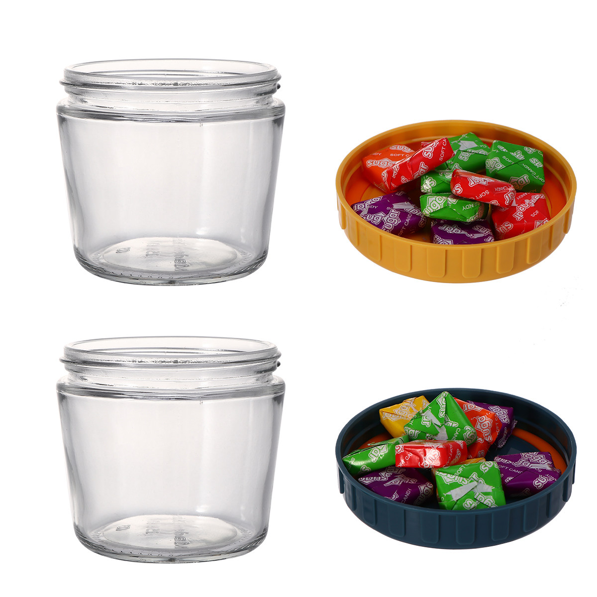 1Set Sealed Glass Food Storage - Food Storage Jars ulasan dan harga