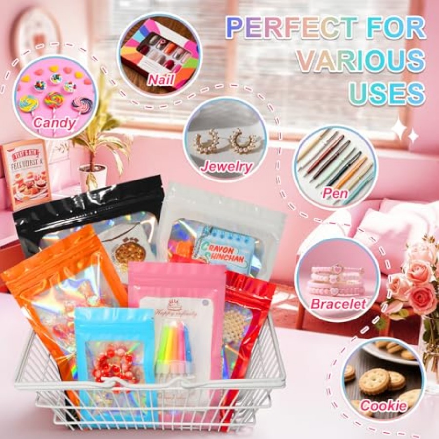 00 Pcs Pink Smell Proof Mylar  - Food Storage Mylar Bags ulasan dan harga