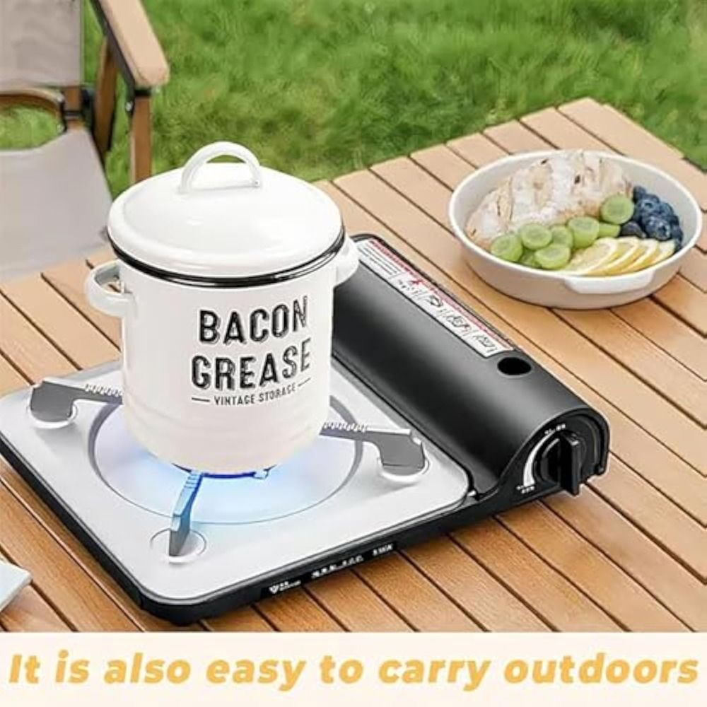 New Large 46 Oz Bacon Grease C - Food Storage News ulasan dan harga