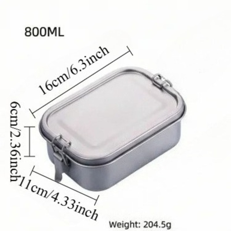 Stainless Steel Lunch Box With - Food Storage Hiking ulasan dan harga