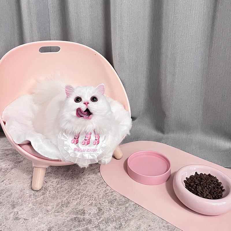Cute  Bowl PU Leather Mat  Cag - Food Storage Recommendations ulasan dan harga