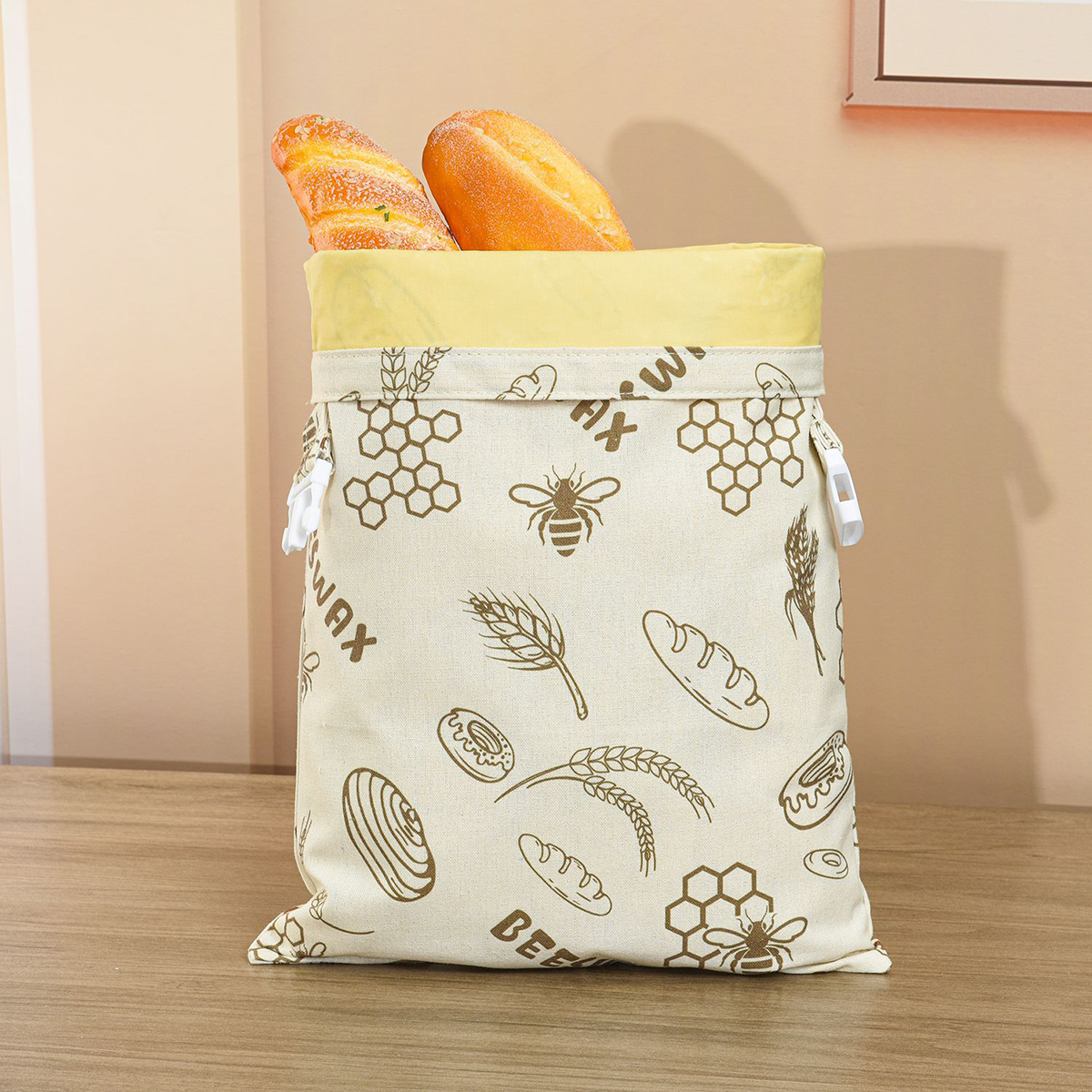 Beeswax Bread Bags Reusable Br - Food Storage No Plastic ulasan dan harga