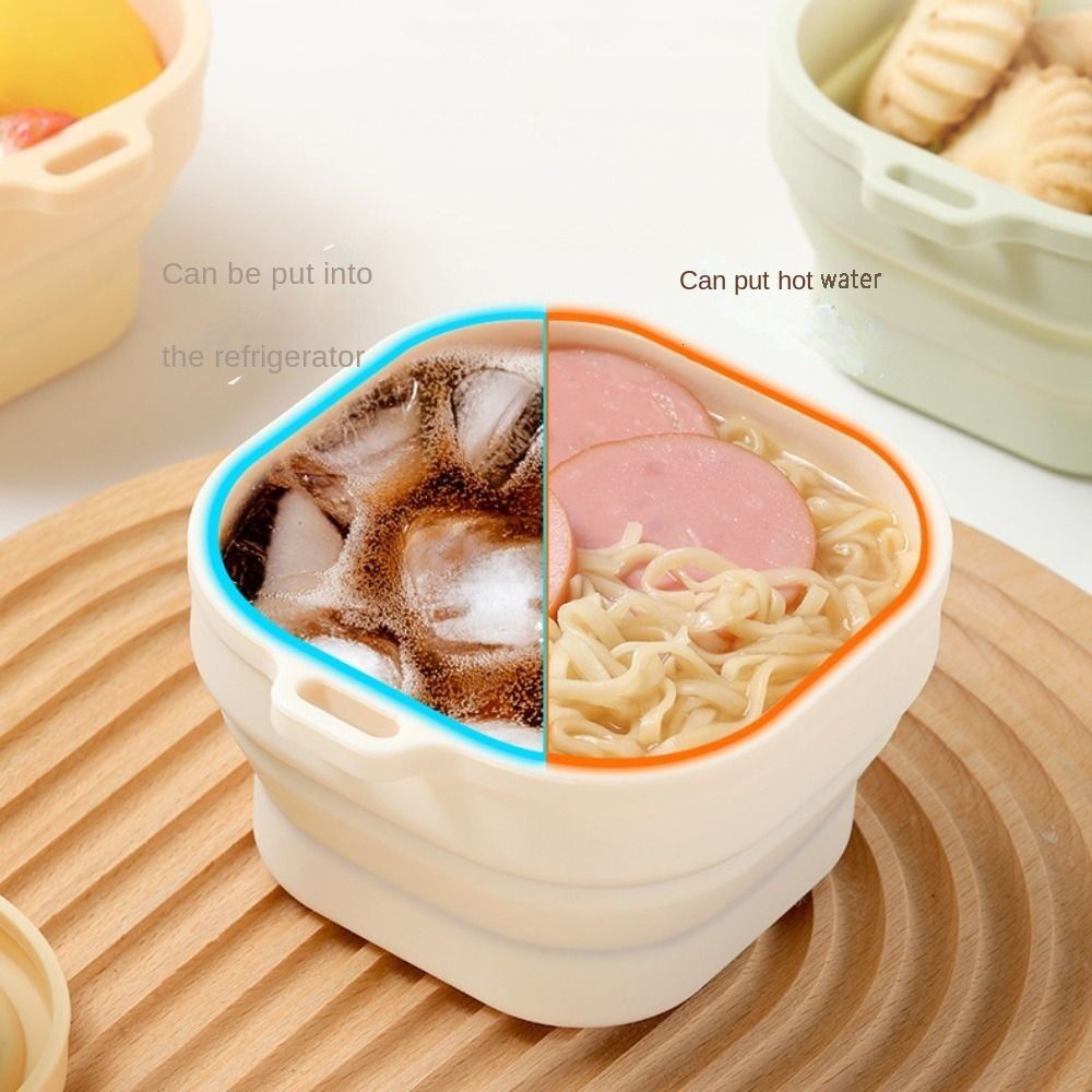 Large Capacity 400ml Foldable  - Food Storage Not Plastic ulasan dan harga
