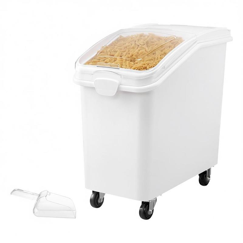 Rice Storage Container, 27Gall - Food Storage With Wheels ulasan dan harga