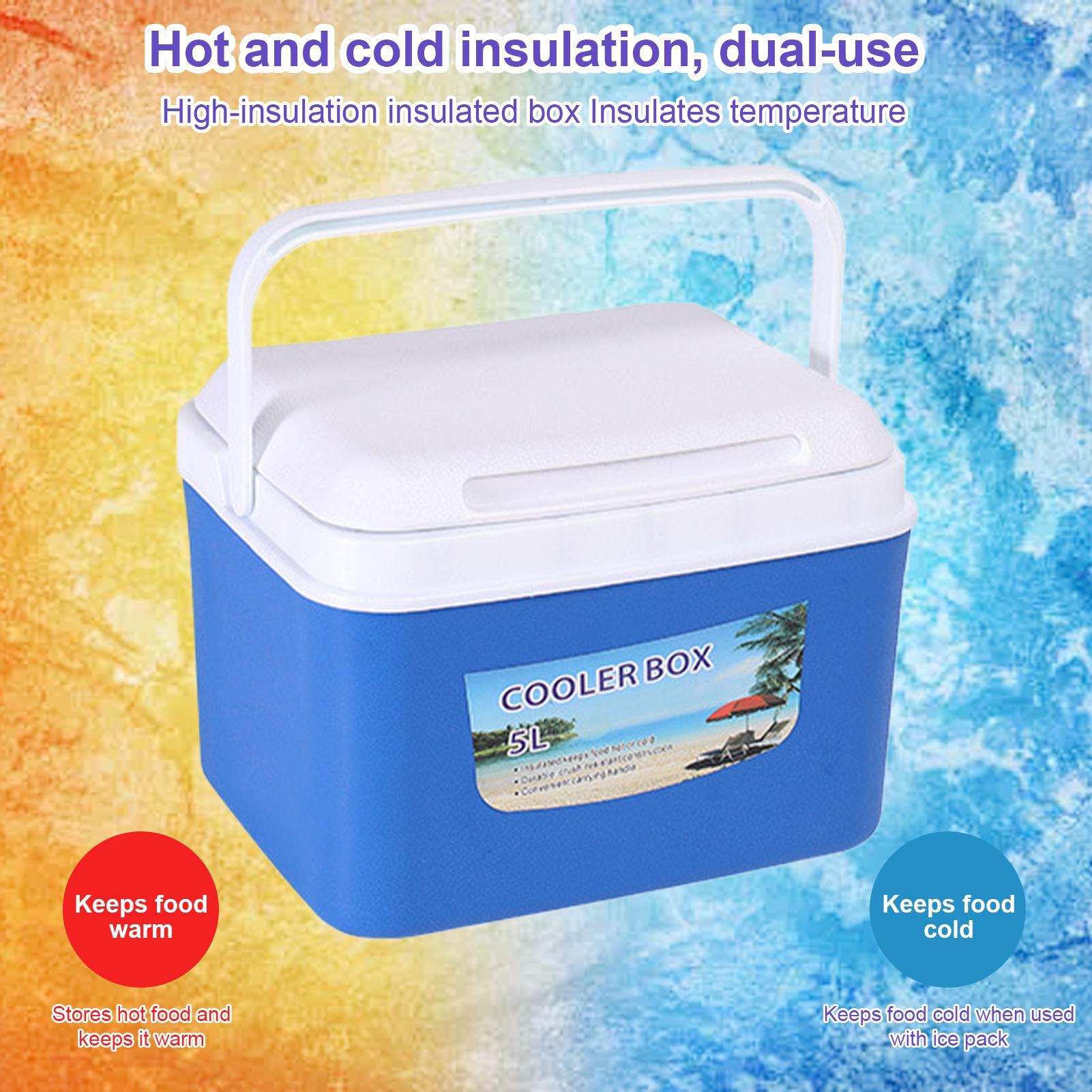 5L/8L Insulated Cooler Box Por - Food Storage Hiking ulasan dan harga