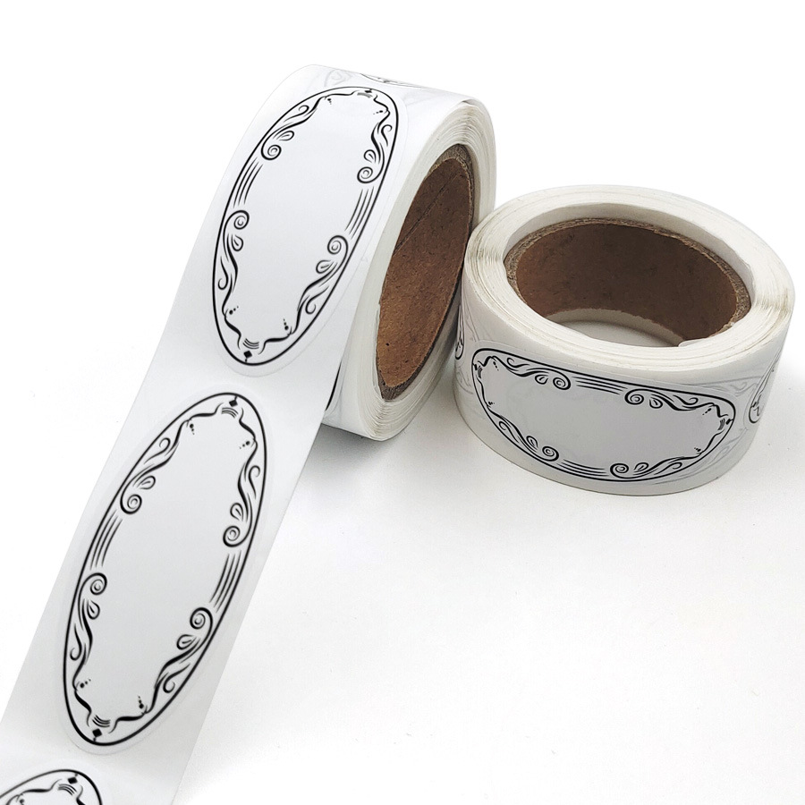 150Pcs Oval Canning Labels Bla - Food Storage For Restaurant ulasan dan harga