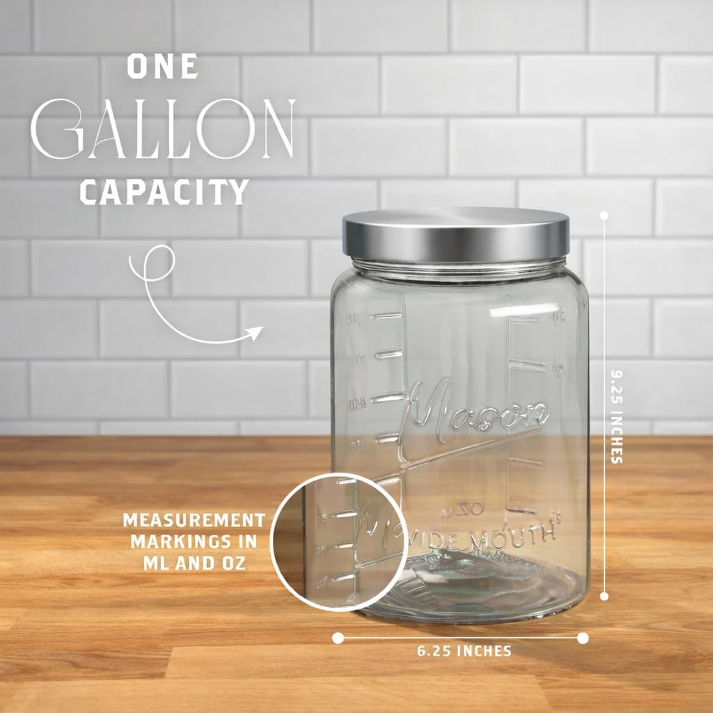 Extra Large    Jar - 1 Gallon  - Food Storage Jars ulasan dan harga
