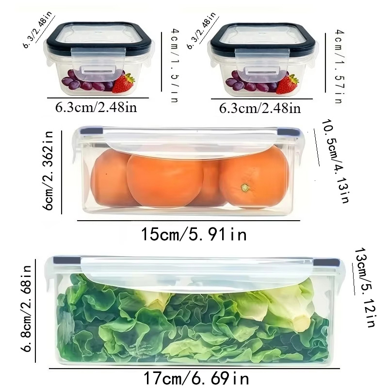 8Pcs Set Includes 4 Containers - Food Storage Hiking ulasan dan harga