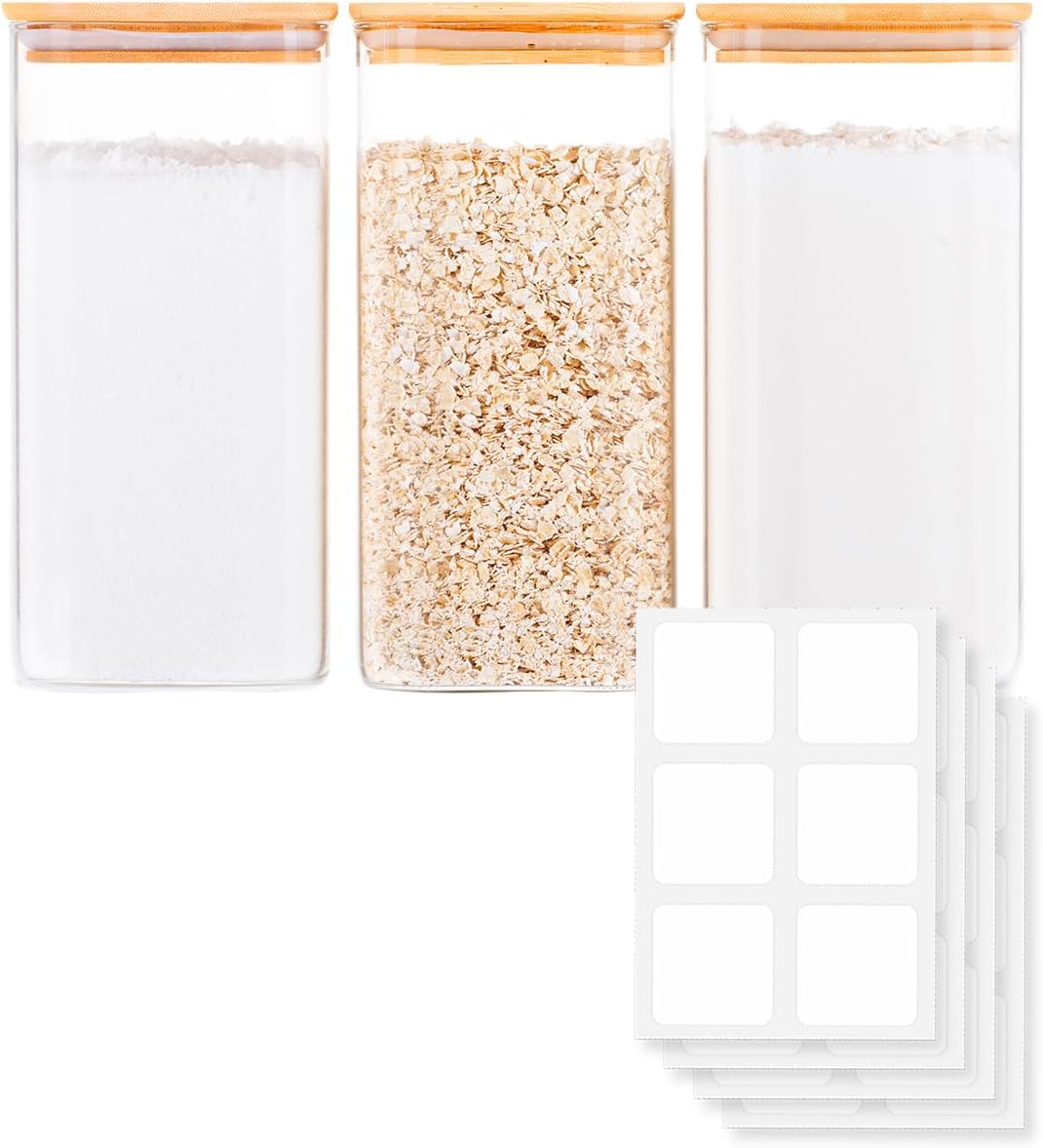 Glass Food Storage Jars with A - Food Storage Jars ulasan dan harga