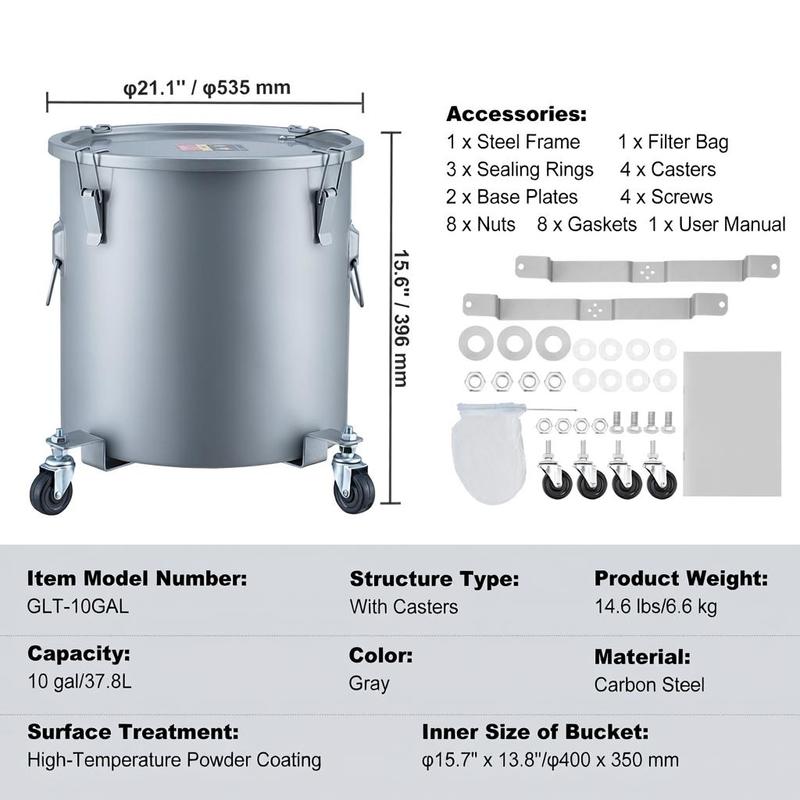 Carbon Steel Oil Transport Con - Food Storage And Container ulasan dan harga