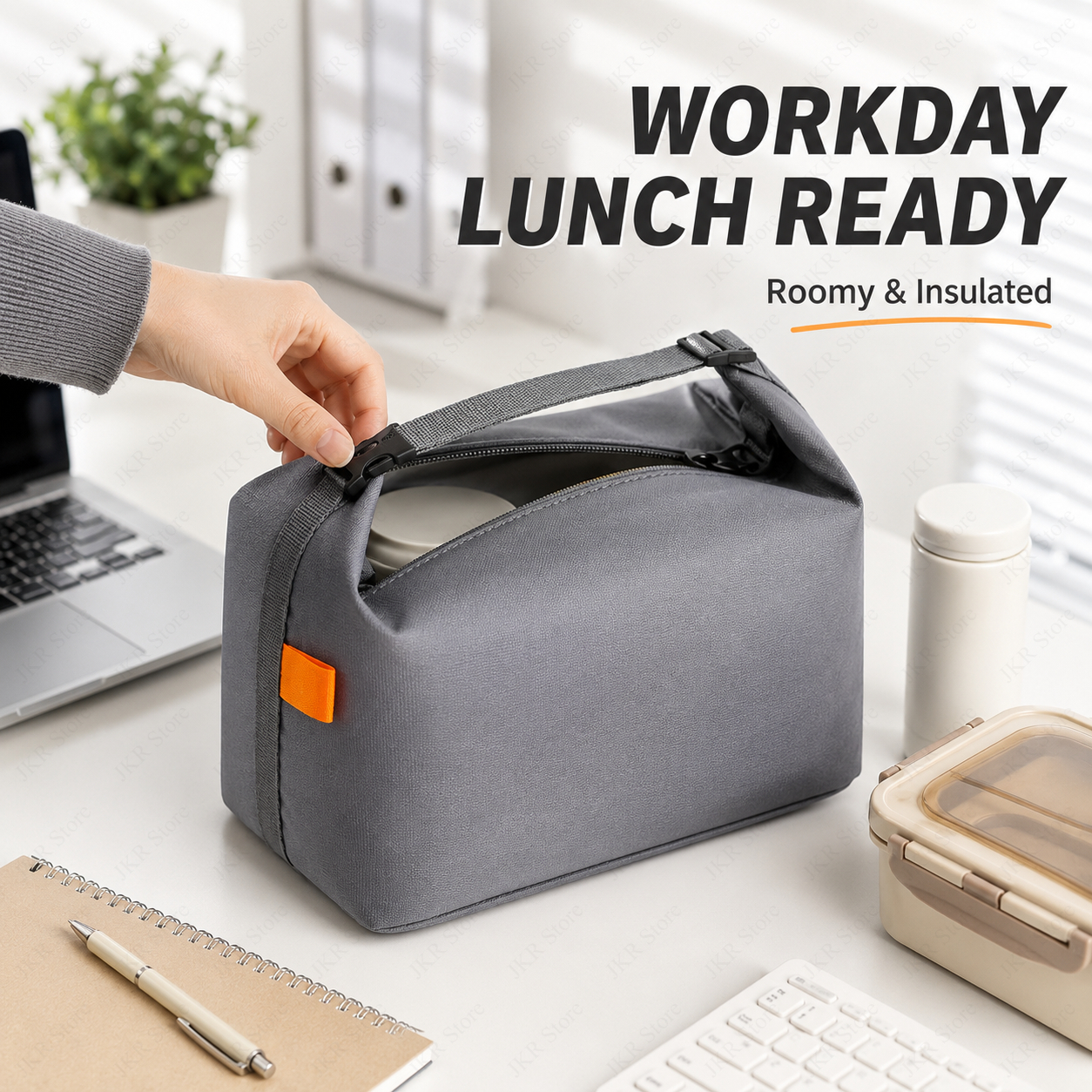 Large Capacity Lunch Box Bag F - Food Storage Keep Warm ulasan dan harga