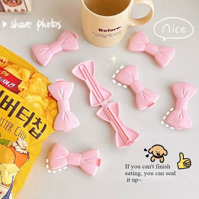 5PCS Kawaii Food Sealing Clip  - Food Storage No Plastic ulasan dan harga