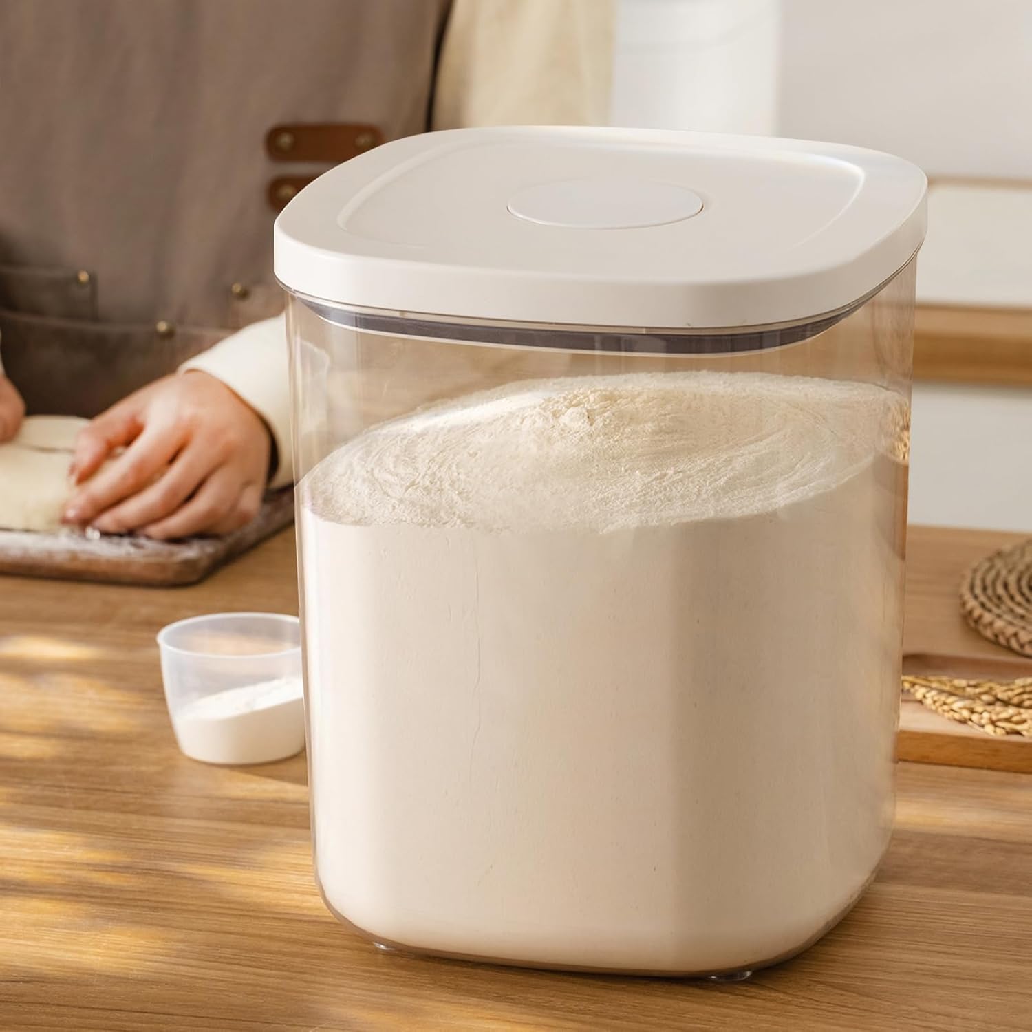 Airtight Rice Container 20 Lbs - Food Storage No Plastic ulasan dan harga