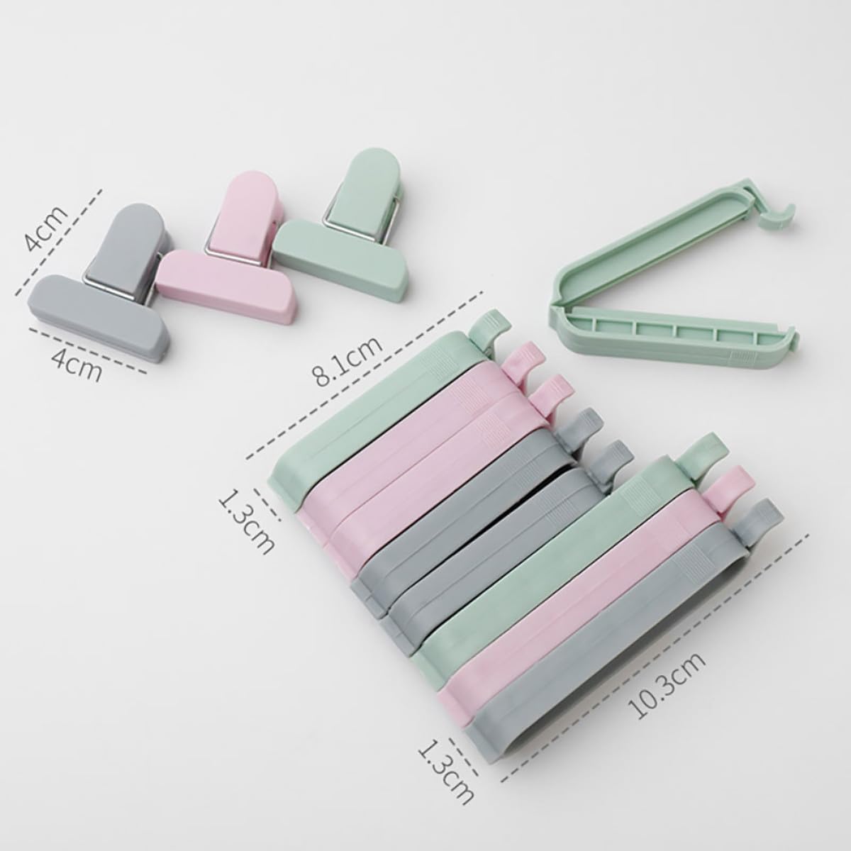 12pcs Mixed Color Plastic Seal - Food Storage No Plastic ulasan dan harga