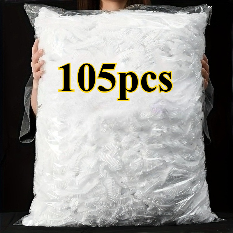 105Pcs Large Clear Disposable  - Food Storage For Restaurant ulasan dan harga