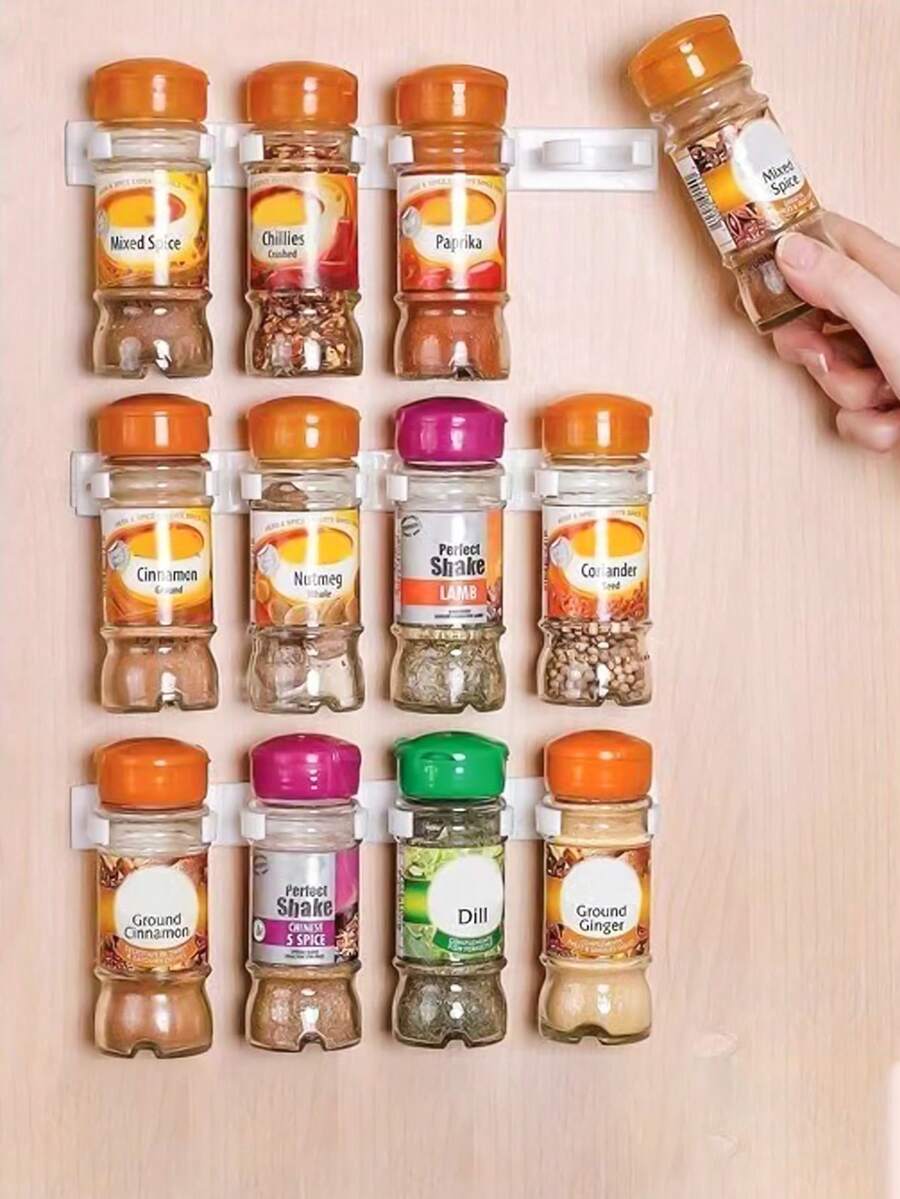 Plastic Kitchen Storage Rack - - Food Storage Jars ulasan dan harga