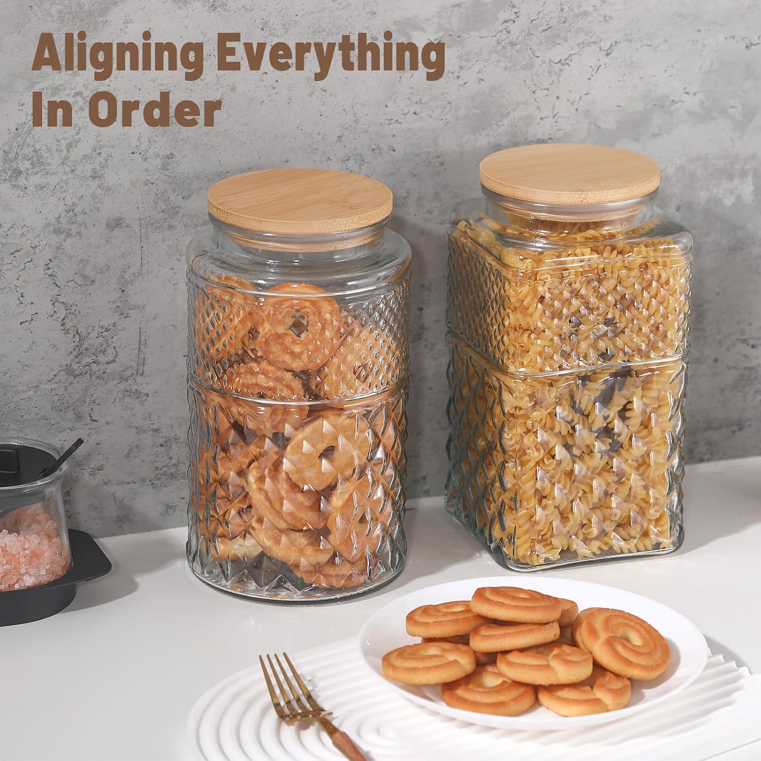 0.7Gallon/2600ml Glass Cookie  - Food Storage Jars ulasan dan harga