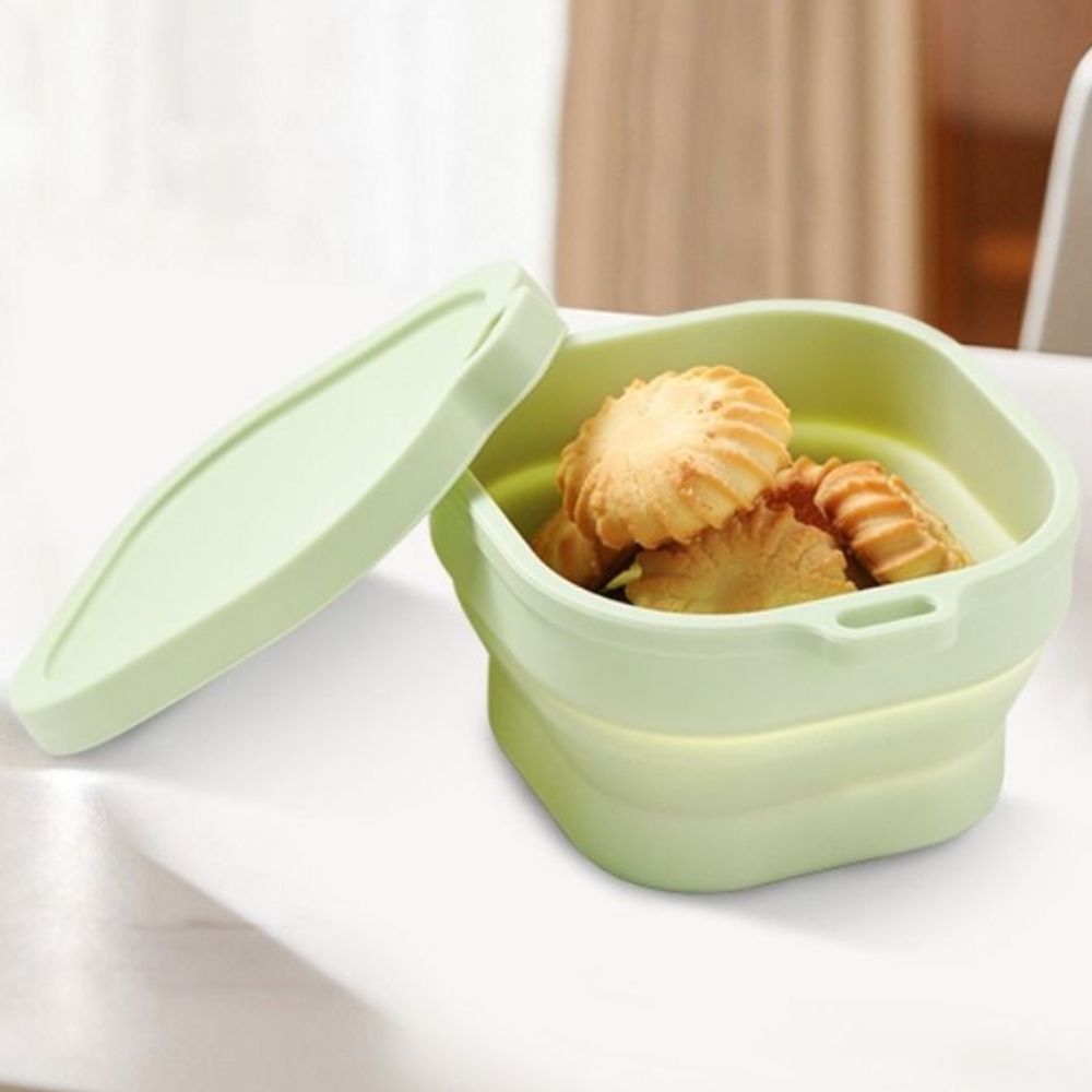 Large Capacity 400ml Foldable  - Food Storage Not Plastic ulasan dan harga