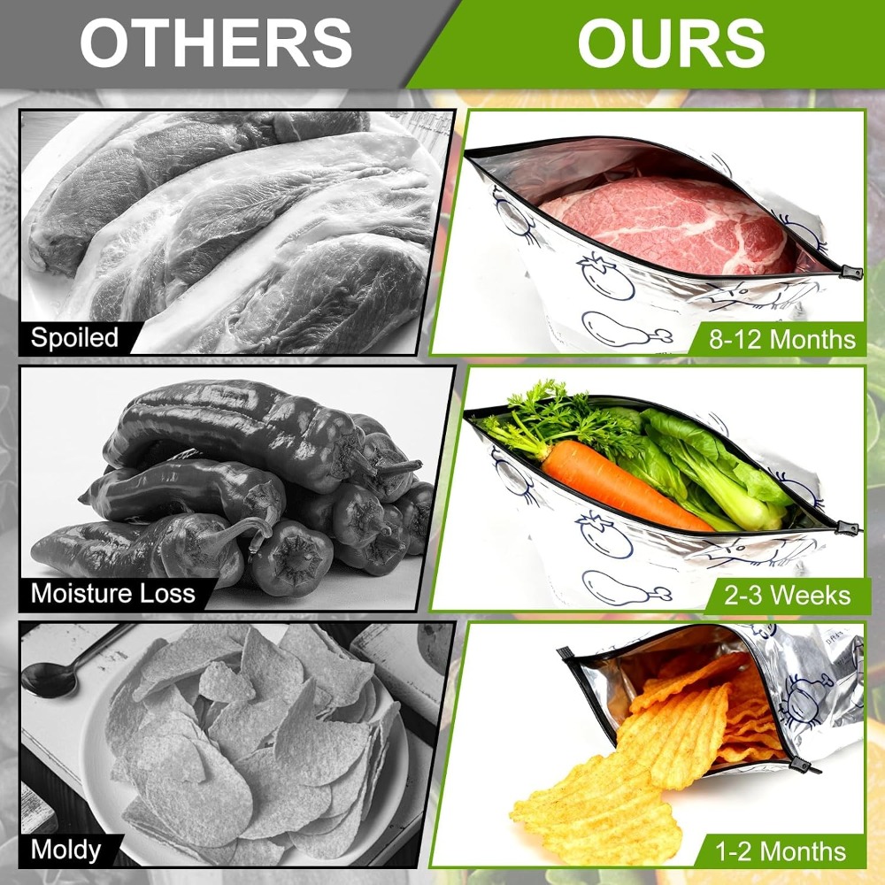 30 Pcs Reusable Mylar Bags for - Food Storage Mylar Bags ulasan dan harga
