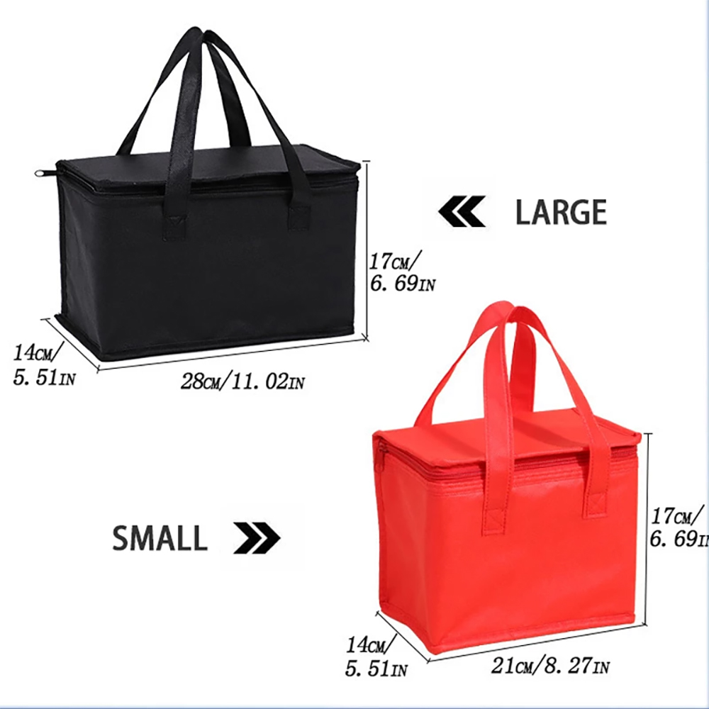 Portable Lunch Cooler Bag Fold - Food Storage Hiking ulasan dan harga