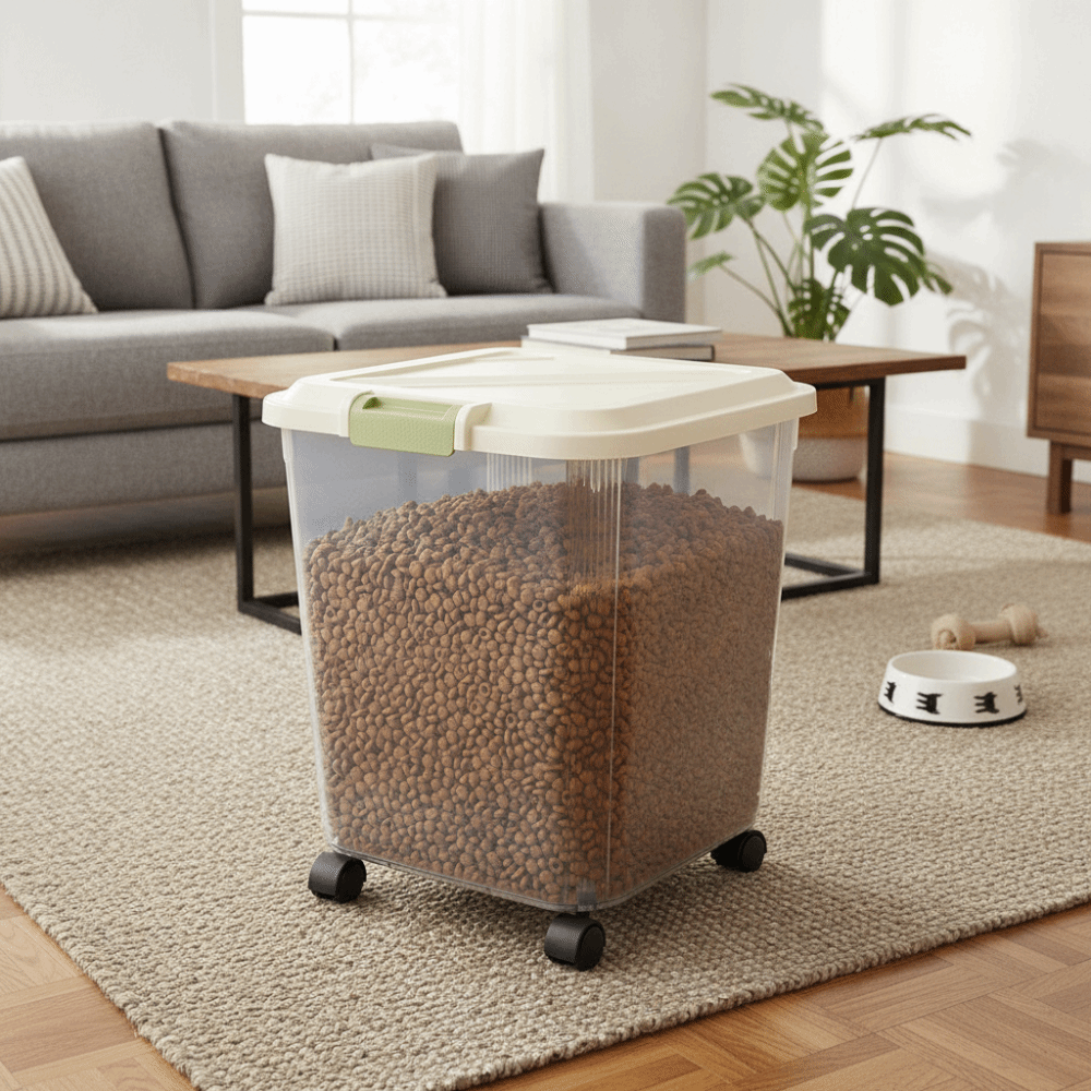 Durable Insect Proof Rice Stor - Food Storage With Wheels ulasan dan harga
