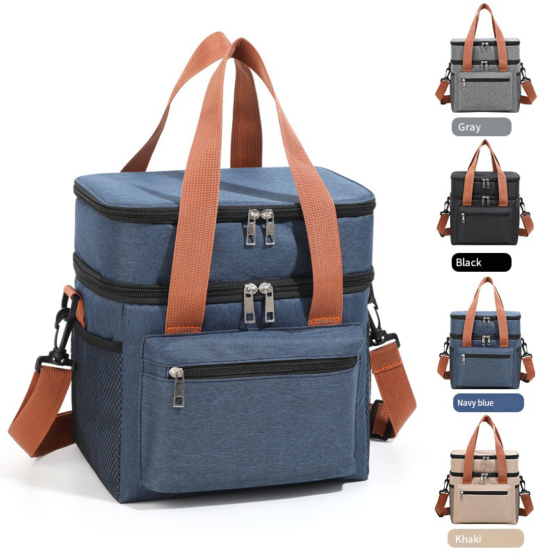 Thermal Lunch Bag Double Layer - Food Storage Keep Warm ulasan dan harga