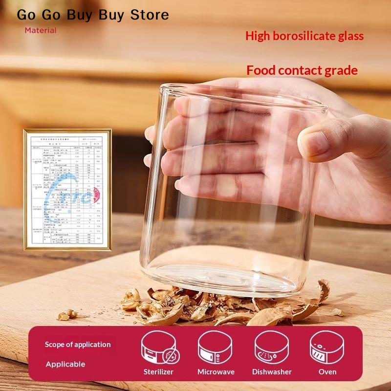 【ST】1Pc 240/400ML Glass Food S - Food Storage Jars ulasan dan harga