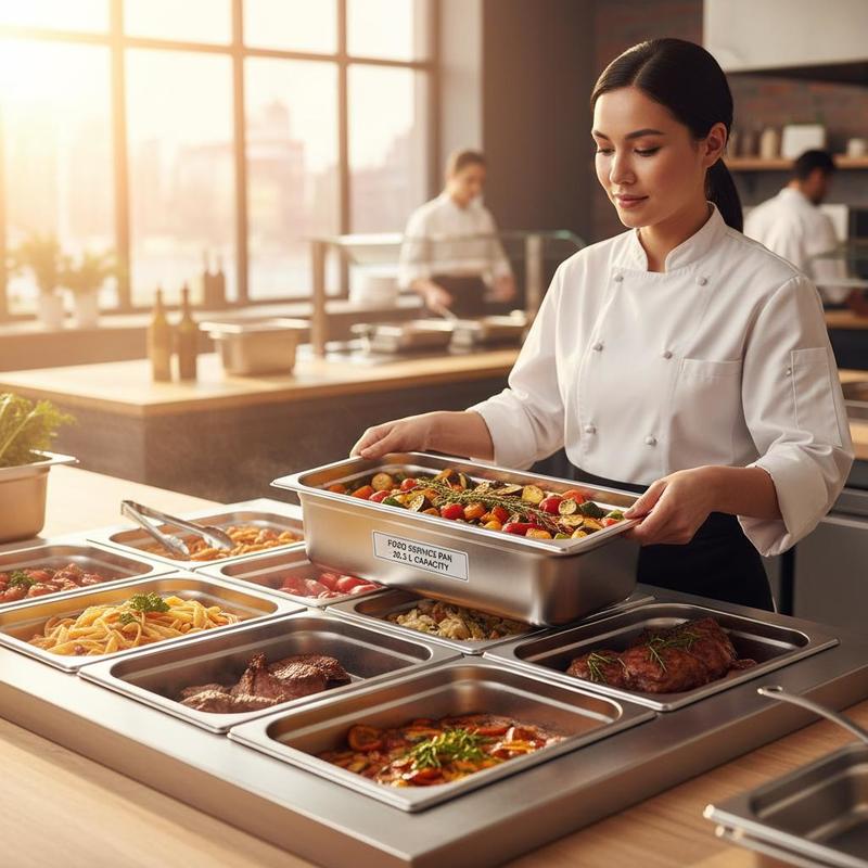 6 Pack Buffet Trays Full Size  - Food Storage For Restaurant ulasan dan harga