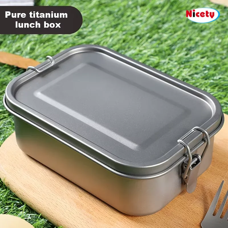 Titanium Lunch Box 800/1200ml  - Food Storage Not Plastic ulasan dan harga