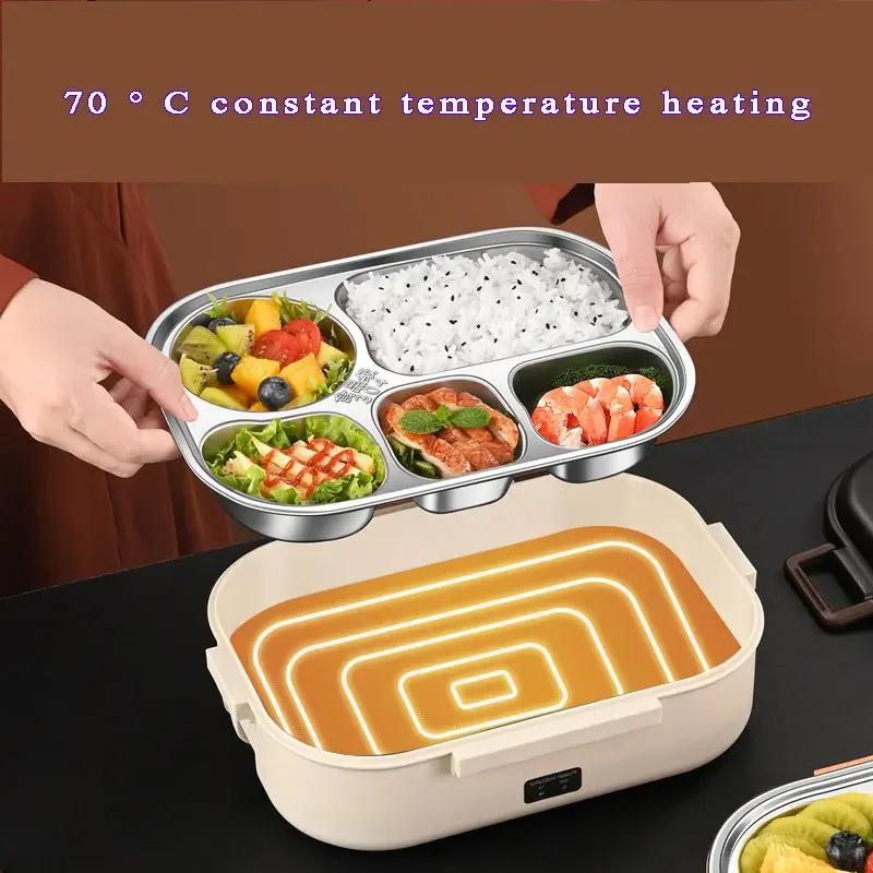 Electric Heated Lunch Boxes St - Food Storage Keep Warm ulasan dan harga