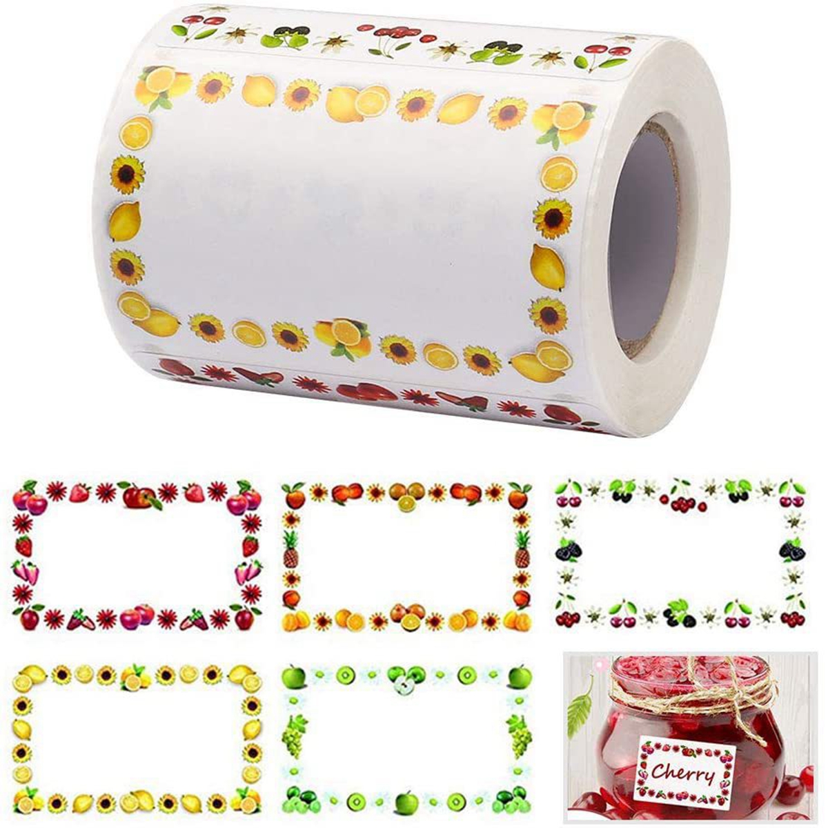 250Pcs Rectangle Canning Label - Food Storage For Restaurant ulasan dan harga